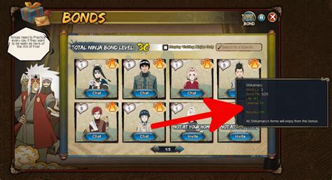naruto online guide to ninja bond chat answers