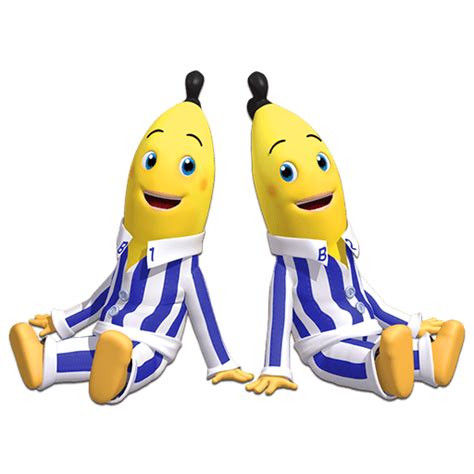 Bananas En Pijama Duo Png Transparente Stickpng
