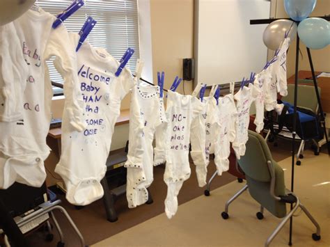 Collection by colleen galligan • last updated 2 weeks ago. Celebrate office baby shower!! Decorating onesies with ...