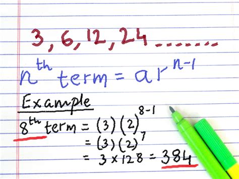How To Find Any Term Of A Geometric Sequence 4 Steps