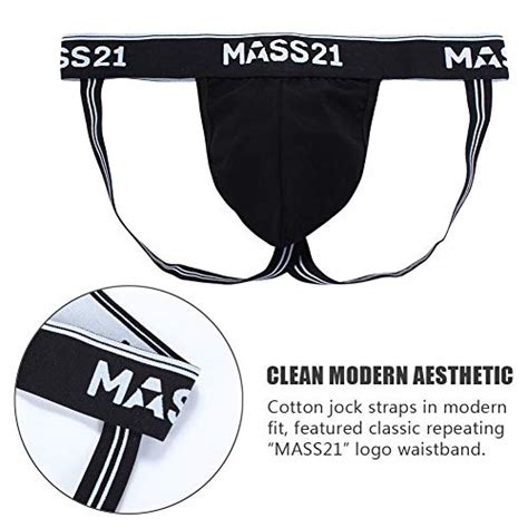 Mass21 Sexy Mens Cotton Low Rise Jockstraps Gay Briefs Thong Underwear