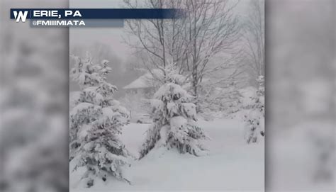 Erie Pa On Pace For Snowiest Season Weathernation
