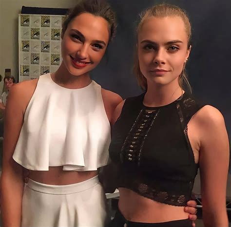Your Girlfriend Cara Delevingne Convinced Your Mommy Gal Gadot To Join In On A Three Way With