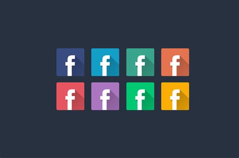 Flat Facebook Icon 308403 Free Icons Library