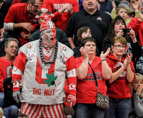 Area Ohio State Buckeyes Fans Bleed Scarlet And Gray The
