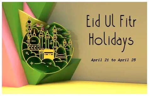 Eid Ul Fitr Holidays 2023 In Pakistan Holidays Eid Ul Fitr 2023 Eid Ul