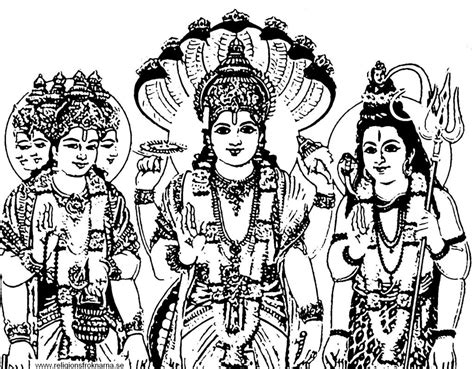 Hindu God Coloring Pages Learny Kids