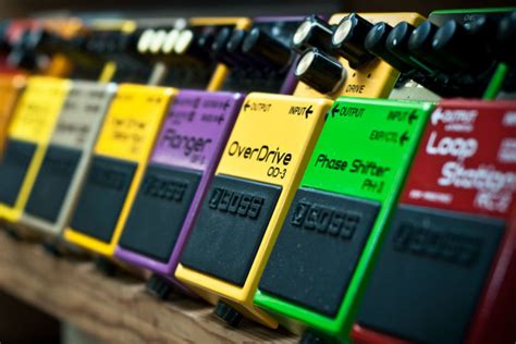 Boss Best Selling Pedals The Gear Page