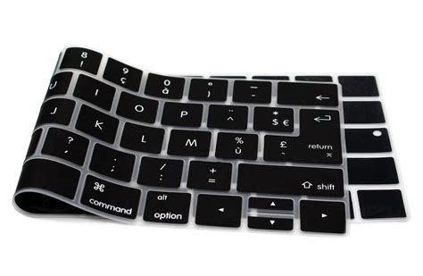 French Azerty Silicone Keyboard Cover Skin For Macbook Pro Touch Bar 13
