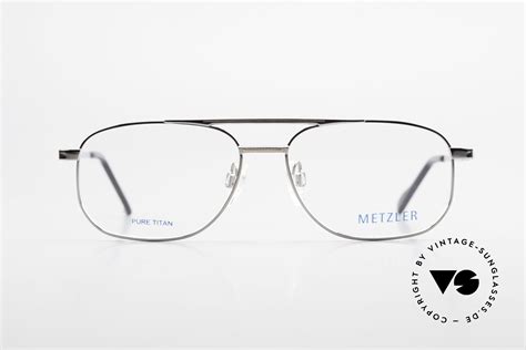 Brillen Metzler 1678 Titan Brille 90er Herrenbrille