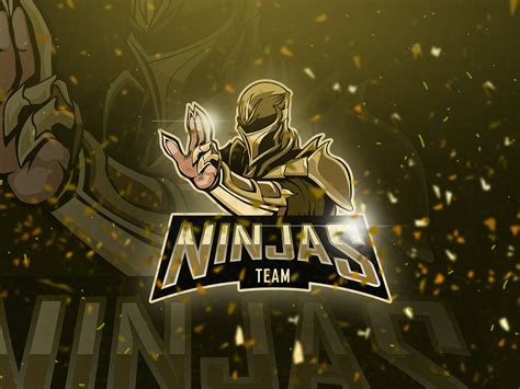Ninjas Mascot Esport Logo Uplabs