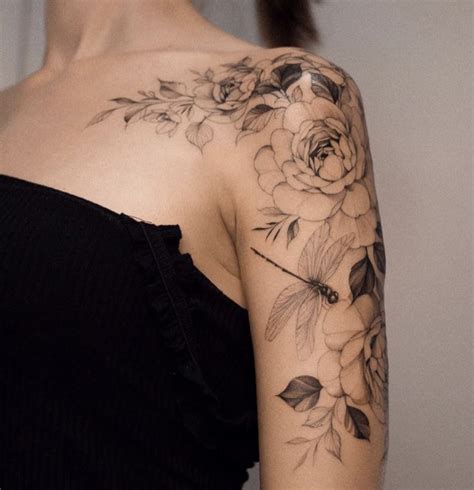 Pingl Par Natha Ortiz Sur Mini Tatuajes Tatouage Fleur Epaule