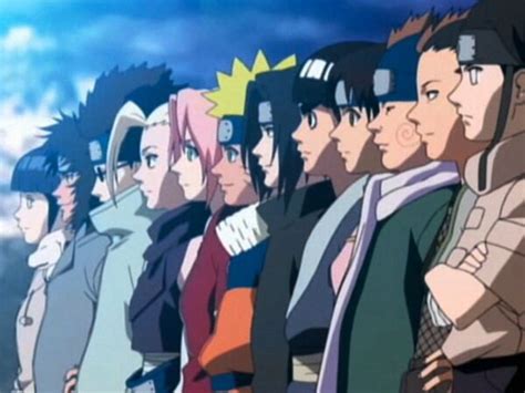 Konoha 11 Personagens Naruto Shippuden Naruto Mangá Colorido Naruto