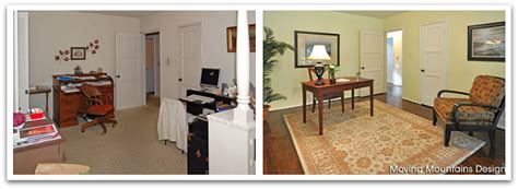 Pasadena Home Staging Office Before And After Photo Moving Mountains