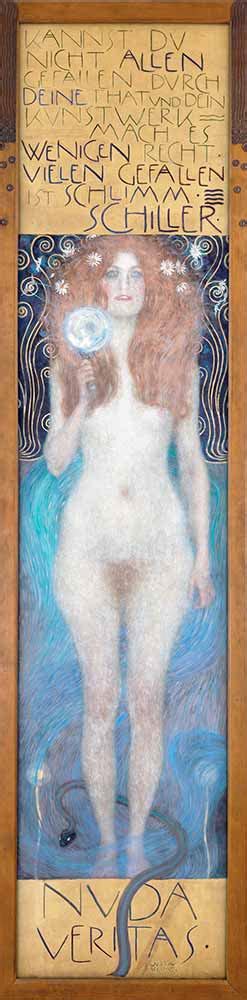 Gustav Klimt Nude Veritas tablosu 1899 tarihli İstanbul Sanat Evi