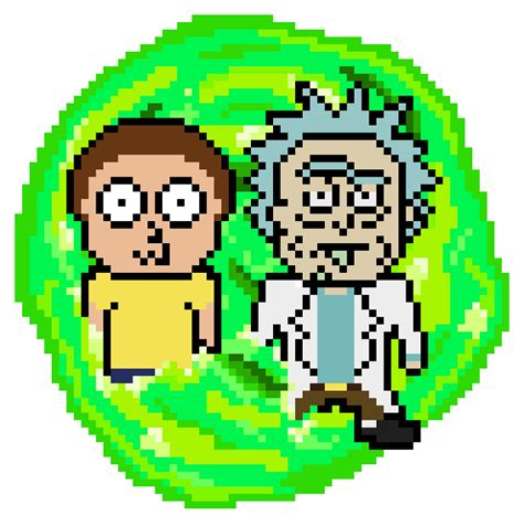 Pixilart Rick And Morty By Garrett5