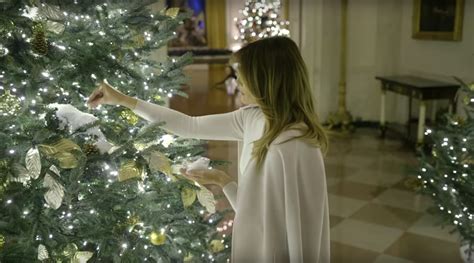 Melania Trump Unveils 2019 White House Christmas Decorations White