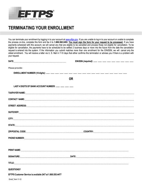 Eftps Direct Payment Worksheet Form