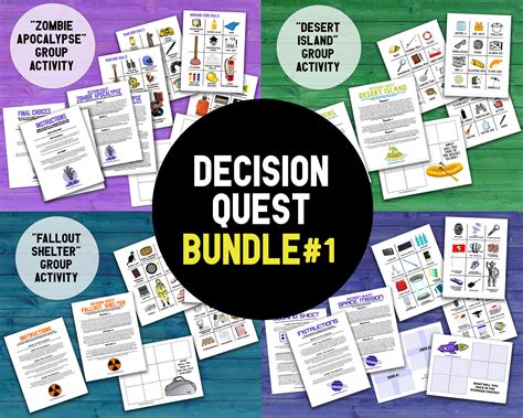 Decision Quest Bundle 1 Group Communication And Etsy