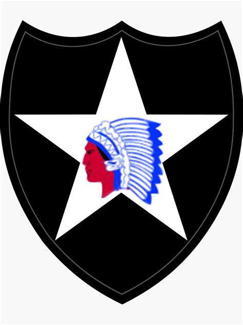 2nd Infantry Division Indianhead United States Army Sticker For