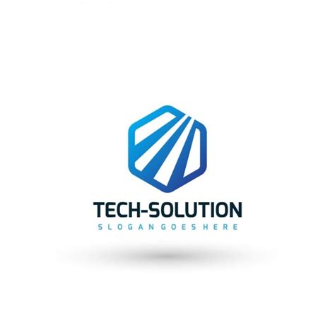Free Vector Technology Company Logo Template