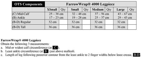 Farrow 4000 Compression Leg Wrap