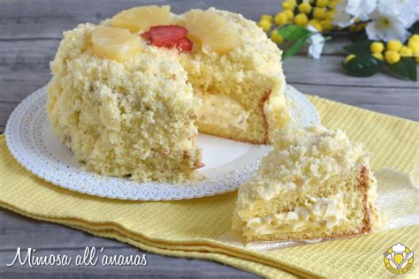 torta mimosa all'ananas ricetta facile con foto passo ...