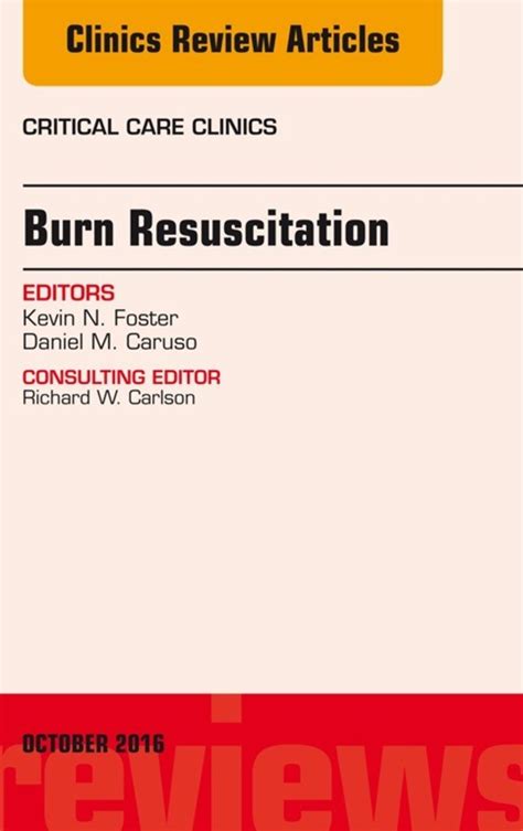 Burn Resuscitation An Issue Of Critical Care Clinics E Book
