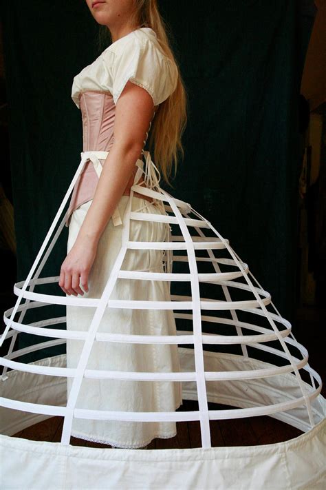Elliptical Cage Crinoline Victorian Hoop Skirt 1860s Civil Etsy