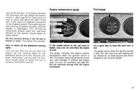 Toyota Celica Owners Manual 1976 Au Page 15 100dpi Retro Jdm