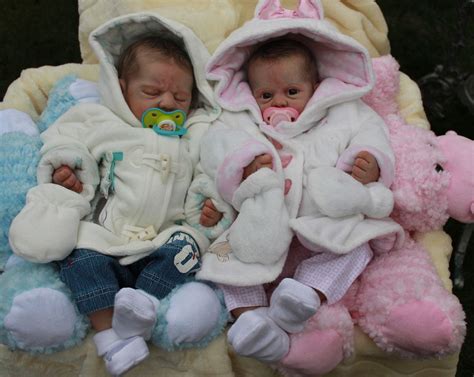 Beautiful Reborn Baby Twin Dolls Boy And Girl Sculpted By Marissa May