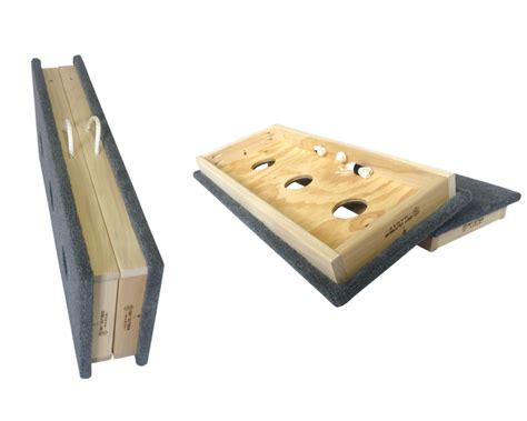 This is called the diddle. Premium 3 Hole Washer Toss Boards / Sets