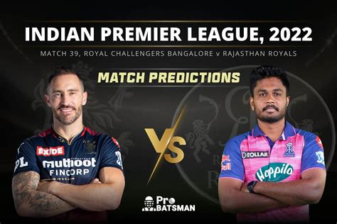 Ipl 2022 Rcb Vs Rr Match 39 Match Prediction Who Will Win Todays