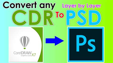 Convert Any Coreldraw File To Photoshop File Cdr To Psd File Career