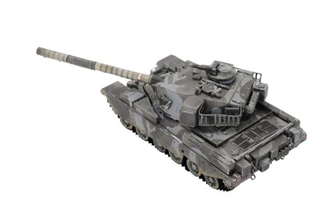 Chieftain Main Battle Tank Metal Model Kit Mu Models Tri M