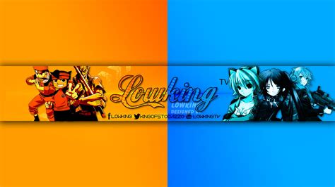 Animemanga Youtube Banner By Lowking Sfy By Lowkingarts On Deviantart