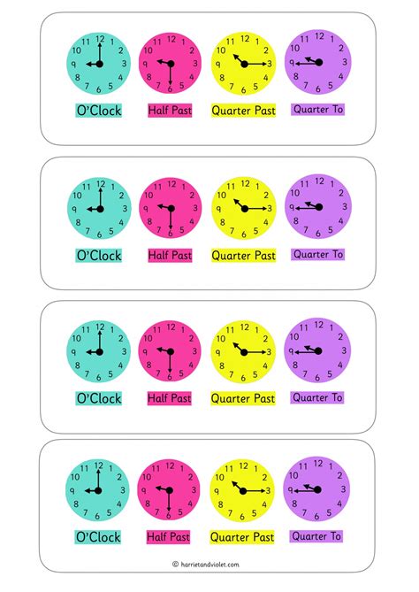 clock worksheets quarter past and quarter to telling time worksheets quarter hours pack 4