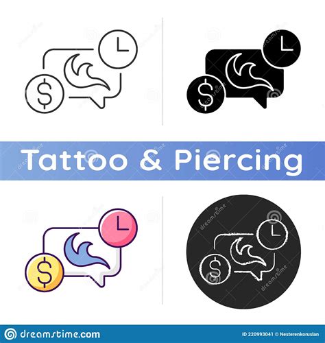 Tattoo Frequently Asked Questions Icon Stock Vector Illustration Of Piercing Feedback 220993041