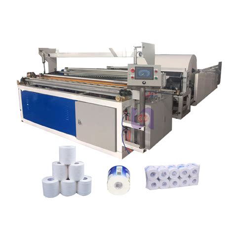 Full Automatic Small Toilet Paper Manufacturing Machine Line China Paper Rewinding Machine And