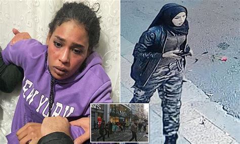 Moment Female Bomber Is Arrested By Turkish Police After Cctv Showed