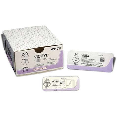 Vicryl Suture 7 0 S 65mm 38c 30cm Box Of 12 Dms