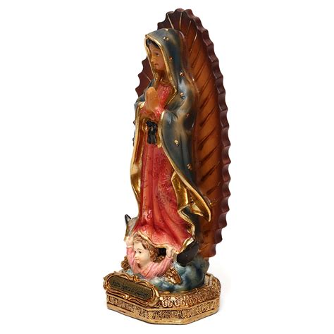 Our Lady Of Guadalupe 15 Cm Resin Statue Online Sales On