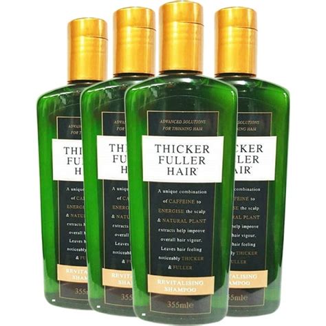 Thicker Fuller Hair Shampoo Revitalize 12oz Pack Of 4