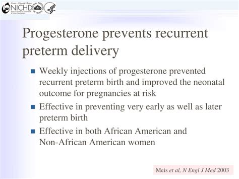 ppt progesterone supplementation and prevention of preterm birth powerpoint presentation id