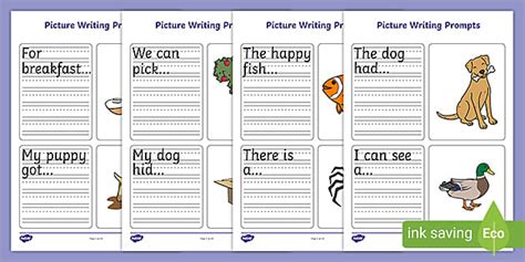 Writing Prompts For Simple Sentences Class 1 Twinkl