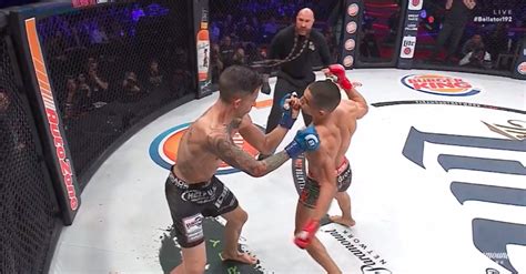 bellator mma fighter ends his opponent in just 37 seconds with brutal ko shot fanbuzz