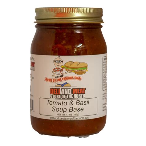 Dandm Tomato And Basil Soup Base 17oz F Deli And Meat Store Of The North
