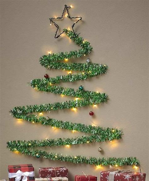 Wall Christmas Tree Alternative Ideas For Your Festive Decoration