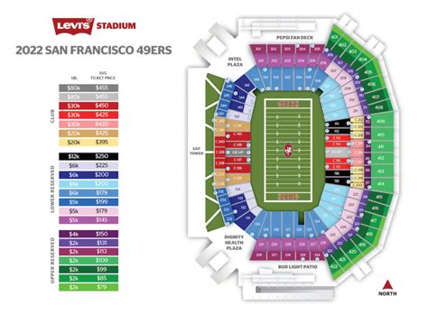 Levis Stadium Seating Map Levis Stadium