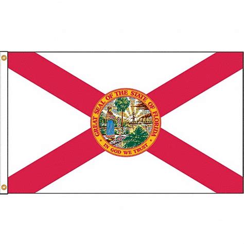 Nylglo State Flag 5 Ft Ht 8 Ft Wd 30 Ft Min Flagpole Ht Indoor